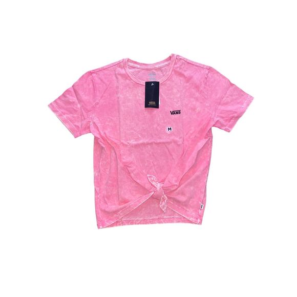 New Vans Junior V Wash Front Tie Tee M - Picture 1 of 13